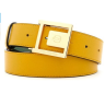Ремень женский PIQUADRO CIRCLE CU6180W92/GIVE желтый шартрез натур.кожа CU6180W92-GIVE